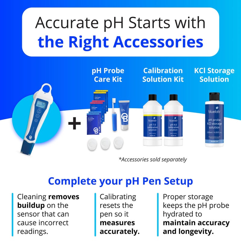bluelab pH Pen - Â± 0.1 pH Accurate, Durable Double Junction Probe, Waterproof & Floats, Auto Temperature Compensation, Easy Calibration - Made in NZ - Image 2